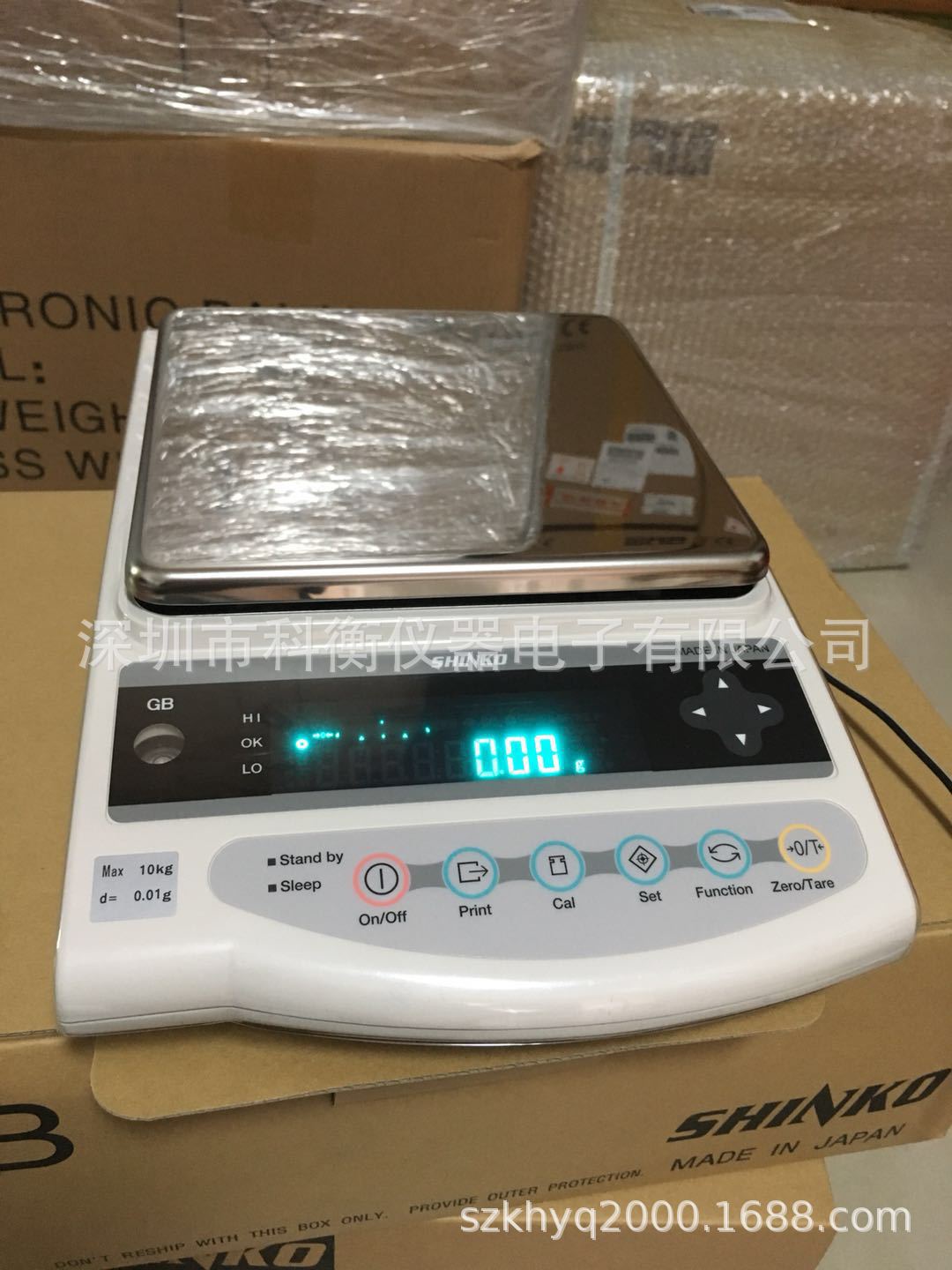 日本新光电子秤GB12002/12000g/0.01g电子天平 精密天平 珠宝天平