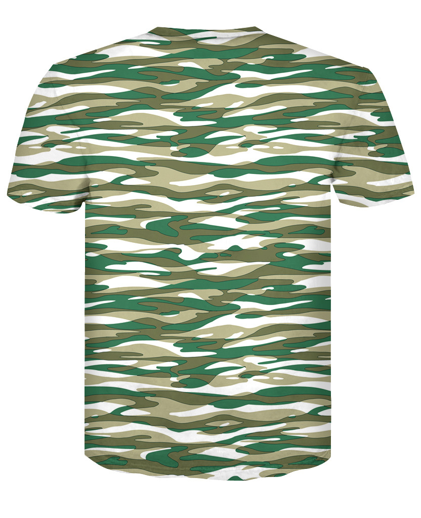 DX018-T恤短袖模版-后