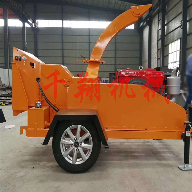 现货农用移动多功能锯末废旧木材粉碎机 大型食用菌木屑打碎机