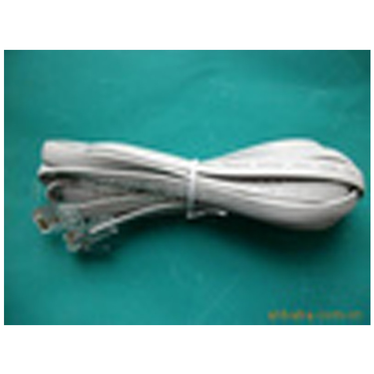 供应电话线水晶头RJ11/（2C/4C/6 C ） 电话直线2芯  4芯  6芯