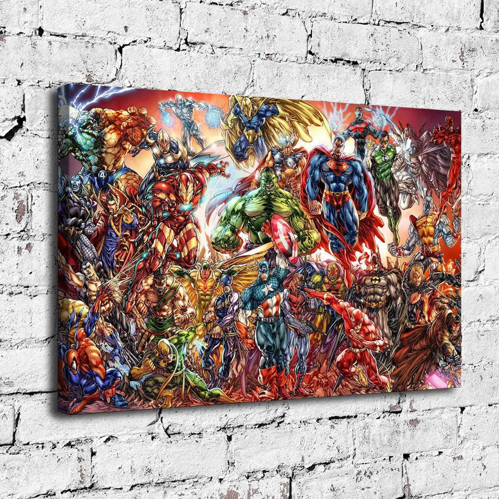 DC, Мстители, комиксы, плакат, (跨境贸易), пожелание, ebay