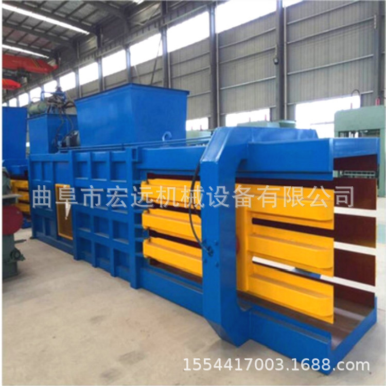 厂家定制废纸箱捆扎机 小型编织袋服装液压打包机 废纸压块机