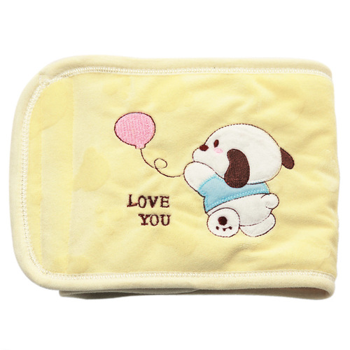 Foreign trade European and American thickened quilted baby belly, newborn belly button cord, infant velvet protector