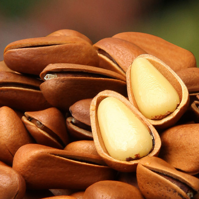 [Open pine nuts]Northeast specialty Original flavor Pine nuts 20 Jin/Rivers and lakes Stall dried food wholesale