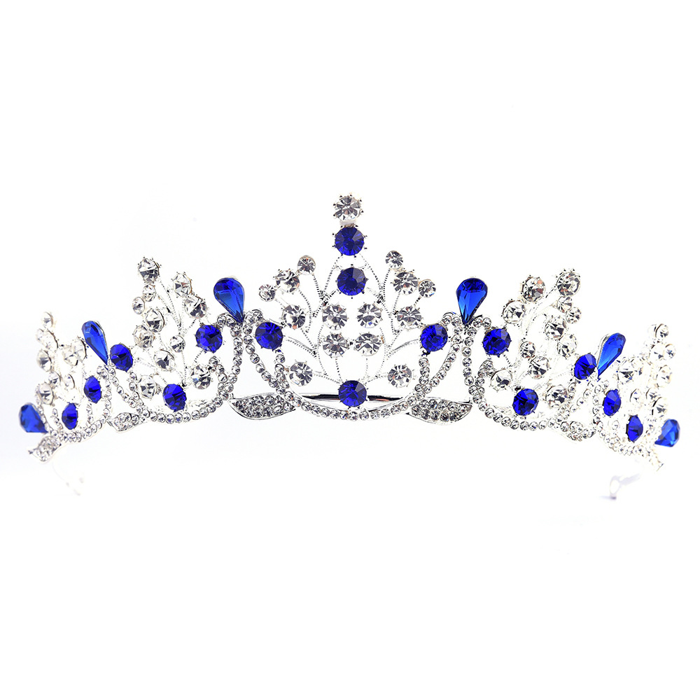 Fashion Crown Alloy Inlay Rhinestones Crown 1 Piece display picture 11