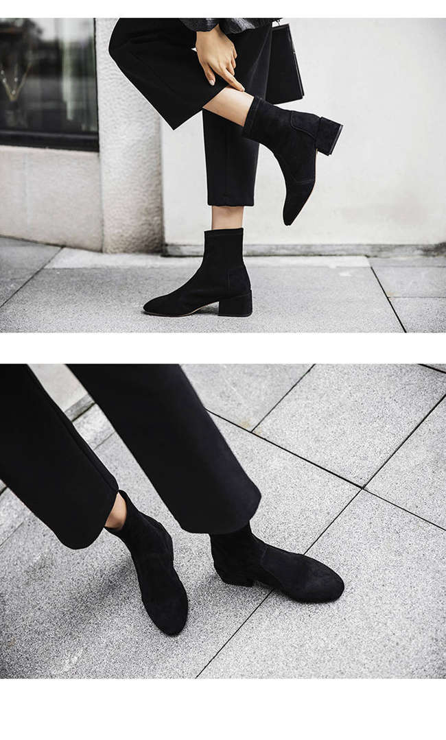 Bottes femme JING XIN en Daim - Ref 3354828 Image 22