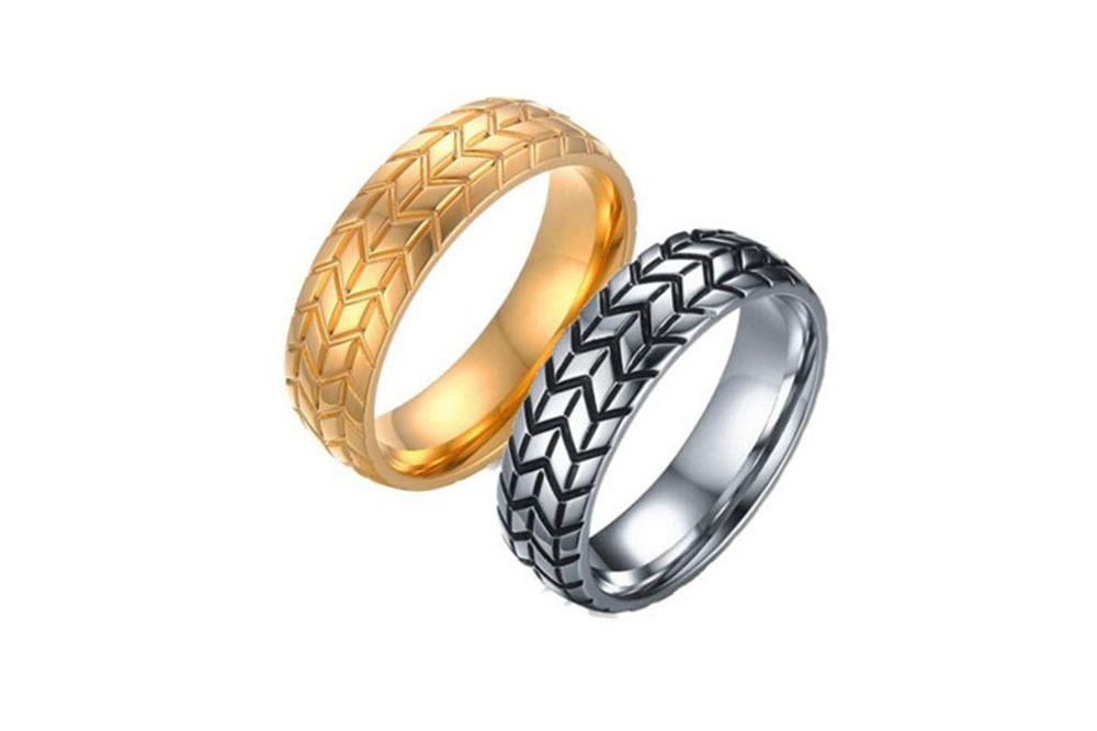 12g Weight Rings Classification 12, 6 Ring Size 1 Piece Quantity Wholesale Hip-hop Geometric Titanium Steel Rings