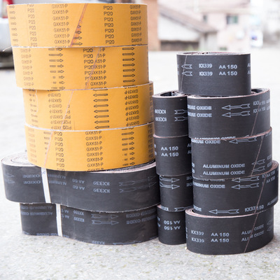 环形砂带硬布砂带加工订做五金木工抛光打磨砂带非标定制厂家直销