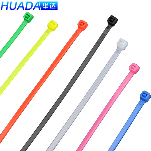 Self-locking nylon cable ties wholesale wholesale plastic binding wire 3*100 black car cable ties