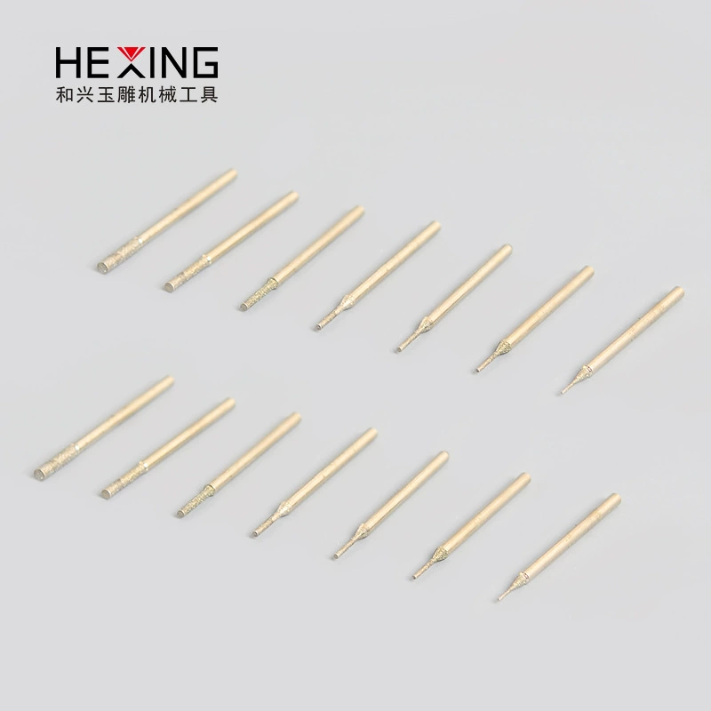 Imported jade punching needle 2.35 diamond emerald sculpture grinding head diamond eye drill drill