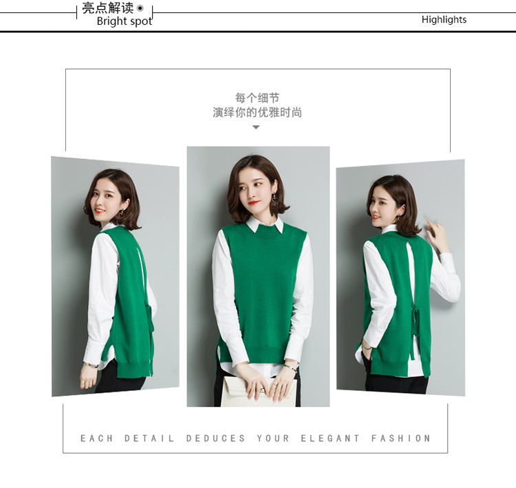 Gilet femme en Tricot - Ref 3317289 Image 8