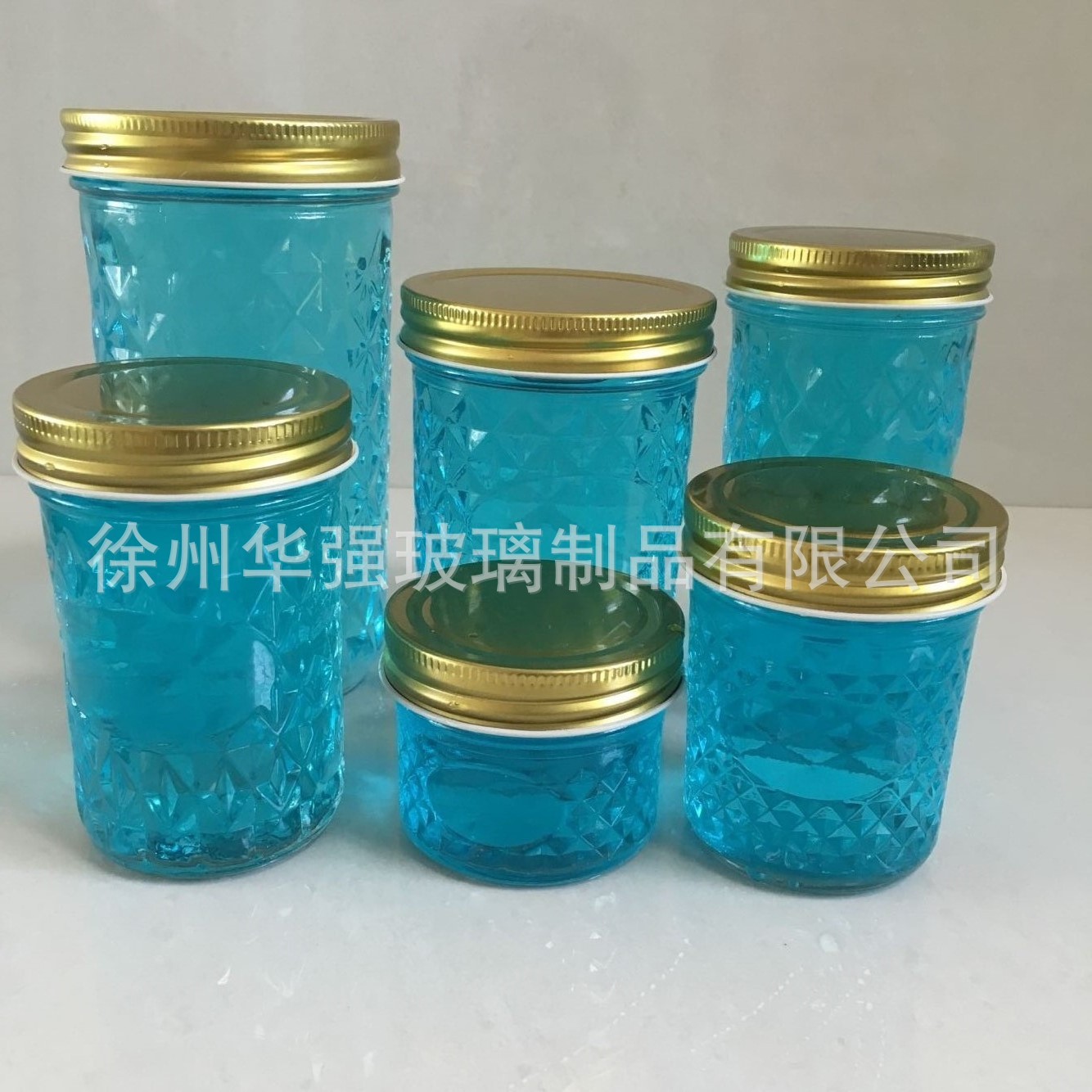 200ML鱼子酱玻璃瓶麻辣酱瓶蜂蜜瓶子玻璃 果酱瓶酱菜瓶 玻璃瓶