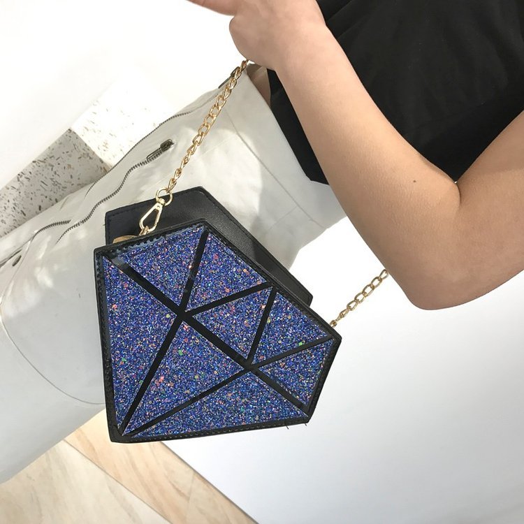 wholesale fashion laser sequins diamond diagonal bagpicture76