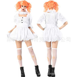 万圣节服装成人cosplay鬼娃娃角色扮演服装恶魔 女仆装僵尸服现