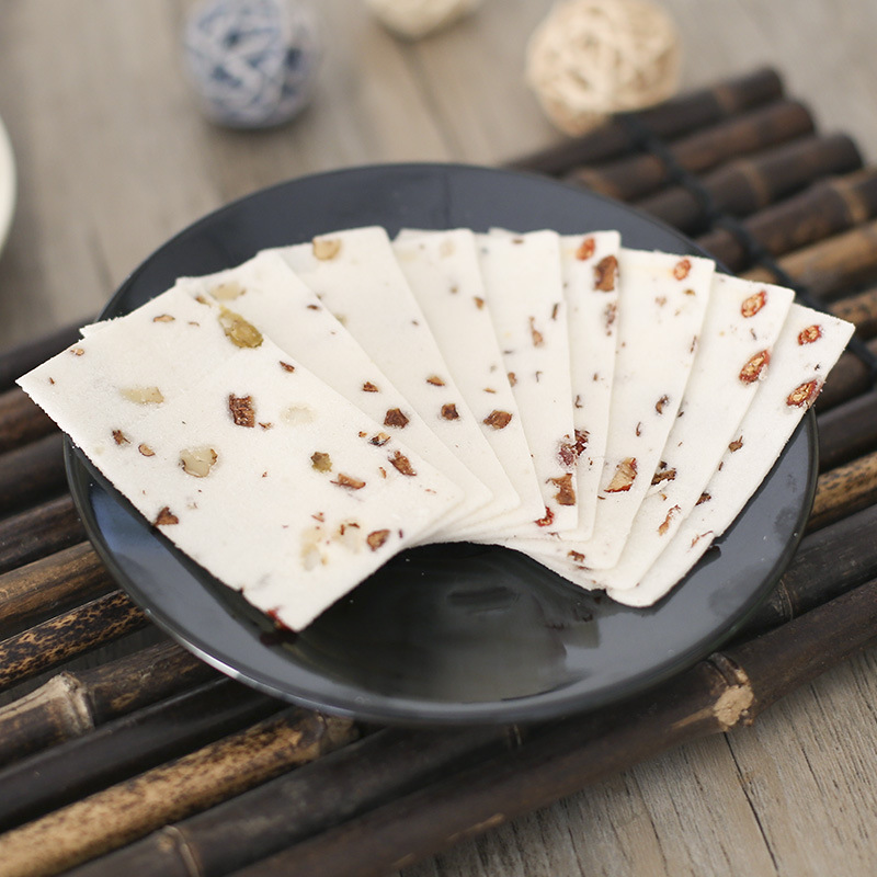 阜宁特产大糕云片阜宁特色糕点心桂花糕切糕木糖醇喜糕年货核桃糕|ru