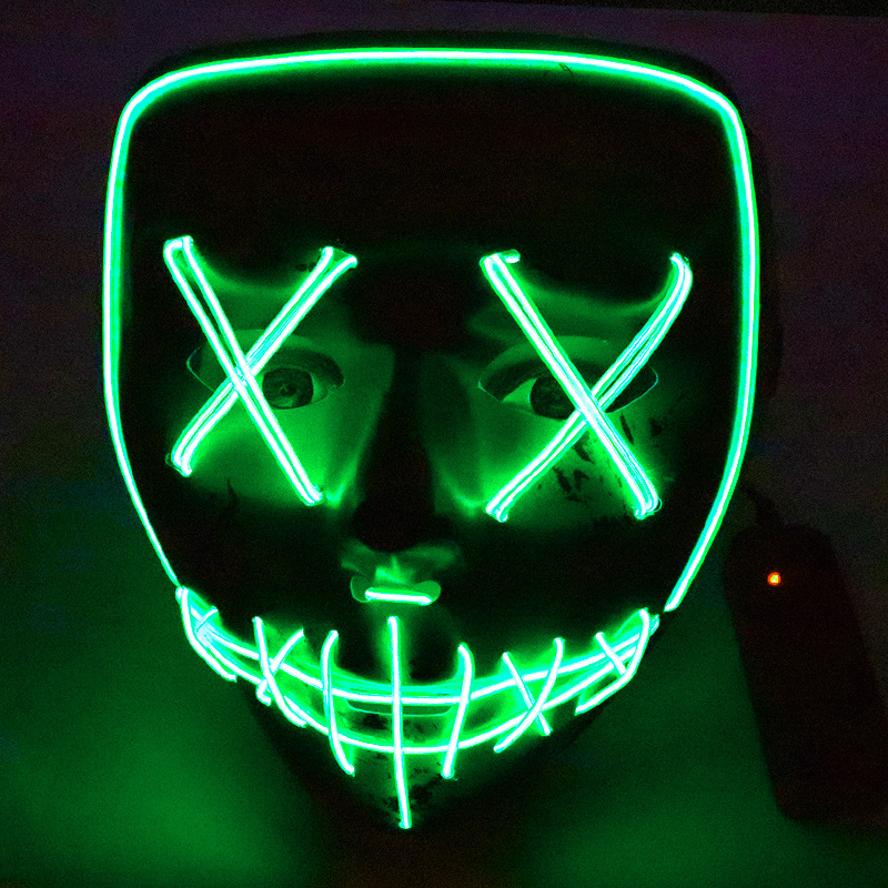 Masque lumineux Led pour carnaval  - Ref 3423442 Image 1