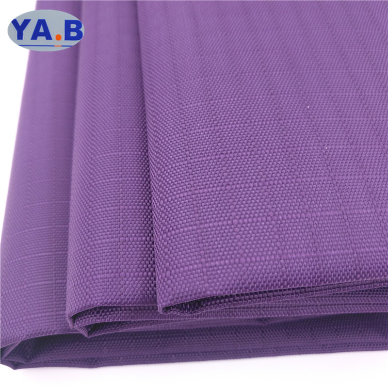 厂家直销涤纶420D格子布PU涂层 箱包布帐篷布背包书包布牛津布