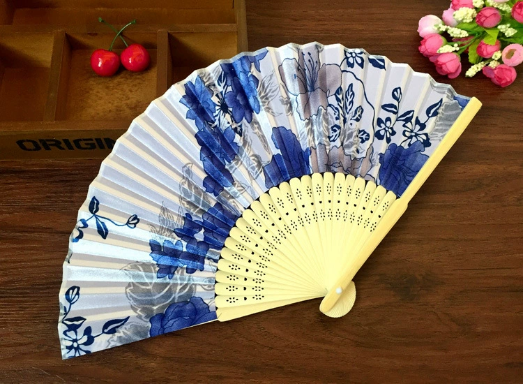 Смесь видов кожи и Folding fan Китайский Фэн инковая живопись слива веер
