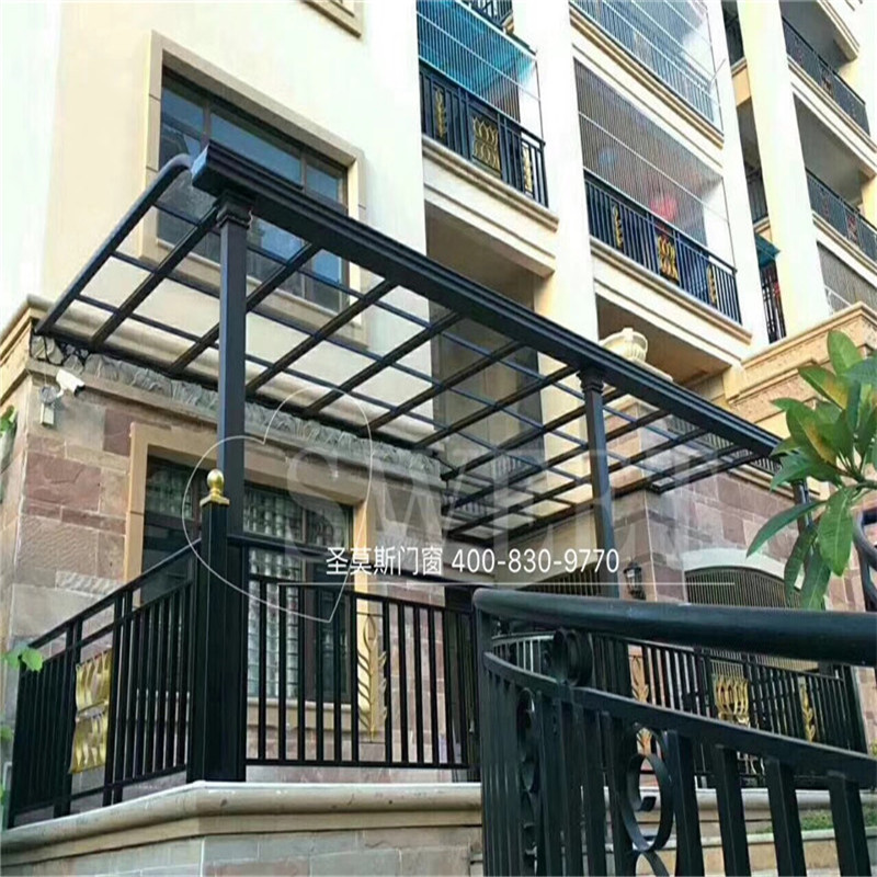 villa Sun room Tempered Laminated Glass Feng aluminum Broken Bridge aluminium alloy Closed balcony Terrace Customize Doors and windows