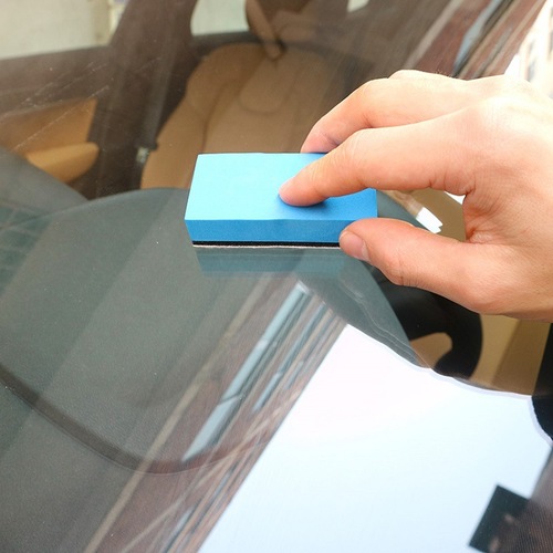 Car-specific crystal-coated sponge, coated sponge, crystal-coated cloth, sponge EVA composite flannel cloth, large quantity 8*4*2