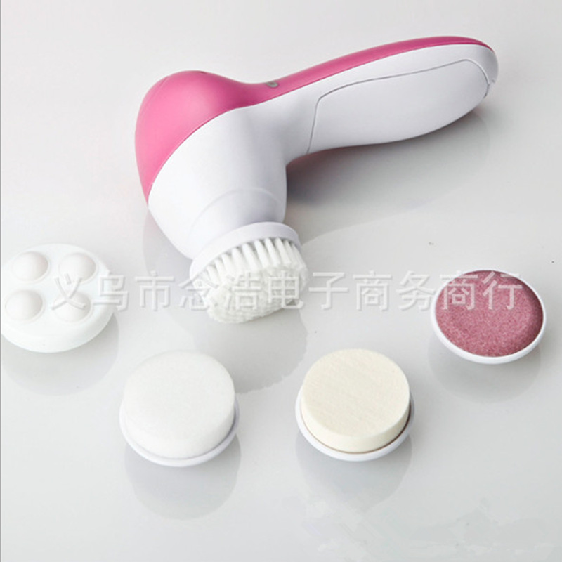 Five-in-one facial cleansing device, hou...