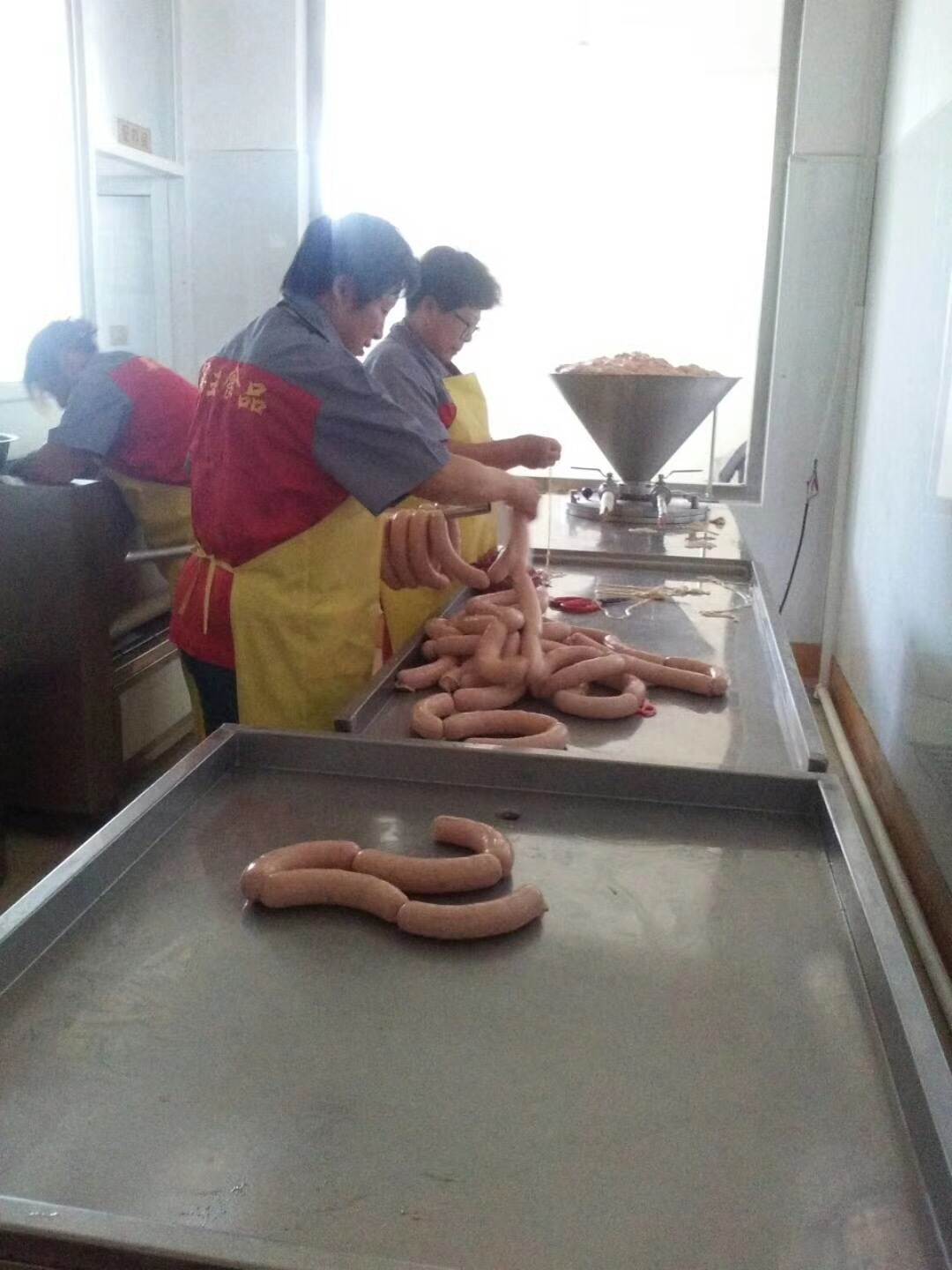 灌肠机香肠机液压灌肠机 双管不锈钢香肠液压灌肠机腊肠灌肠机