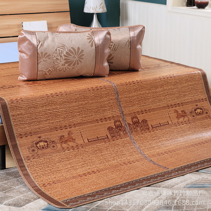 廠家直銷夏季草席涼席學校宿舍竹席工廠宿舍旅館床團購批發席子