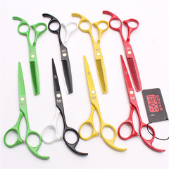 火匠5.5/6.0寸烤漆美發剪子理髮剪刀平剪牙剪劉海修發打薄剪刀