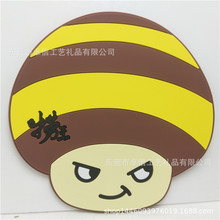 卡通可爱手机车载防滑垫 汽车软胶防滑垫 定做广告礼品混色批发