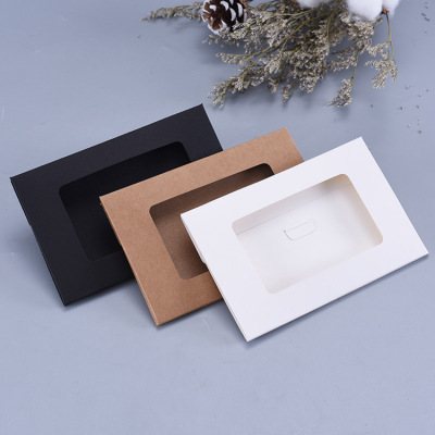 Postcard packing WINDOW envelope Postcard Packaging box envelope Packaging box Postcard Box envelope Box