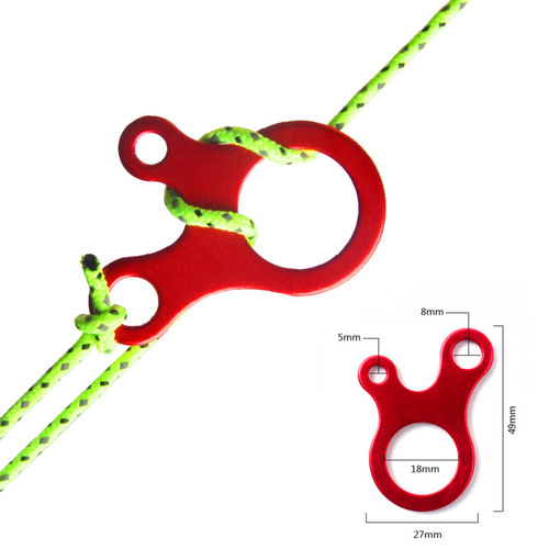 Outdoor snail windproof rope buckle anti-slip tightening binding buckle quick knotting tent canopy rope buckle adjustment piece