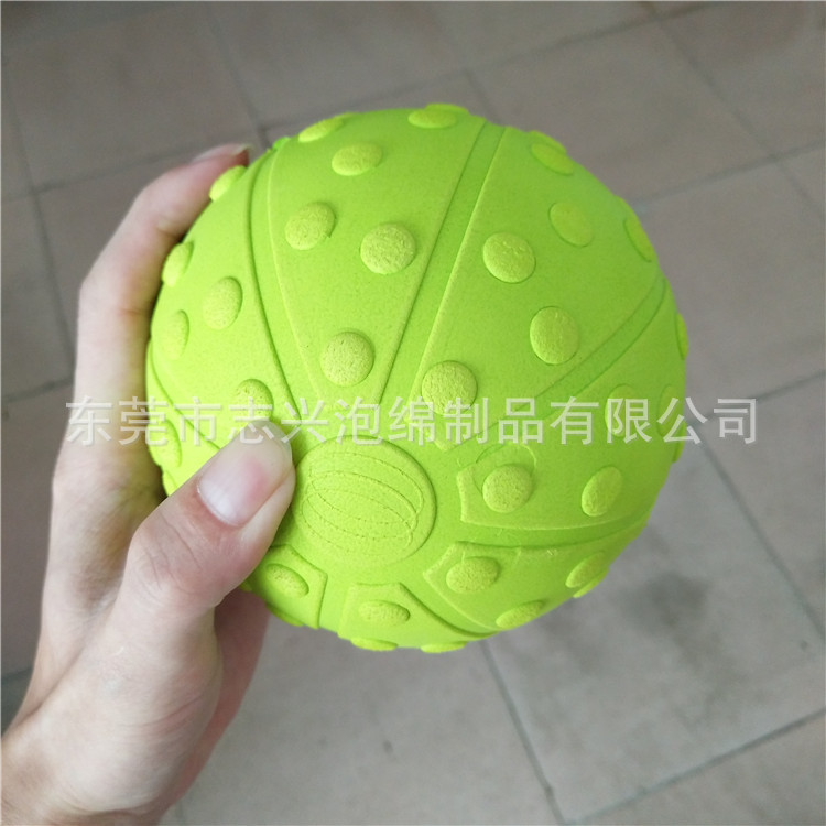 热压发泡异形EVA 彩色泡绵鱼线圈 打磨EVA海绵按摩球制作印LOGO