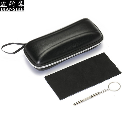 Special three-piece set for dropshipping glasses, glasses cloth, waterproof glasses bag, convenient screwdriver, anti-blue light test