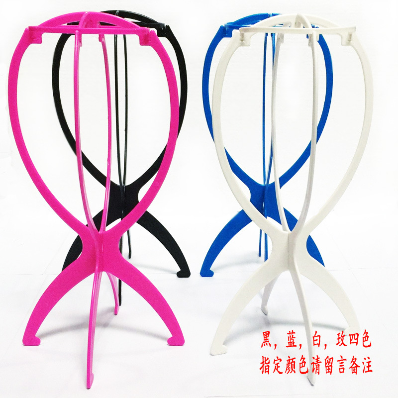 Wig Accessories Wig Stand Holder Plastic Mannequin Head Hat Desktop Storage Rack