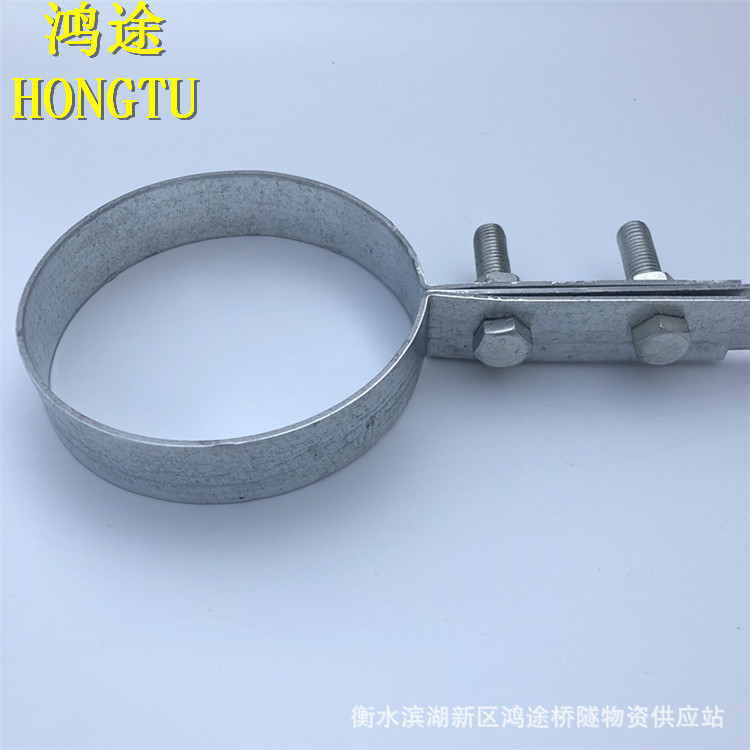 鸿途镀锌方形抱箍 管卡电线杆广告牌专用单双抱箍 量大价优-阿里巴巴