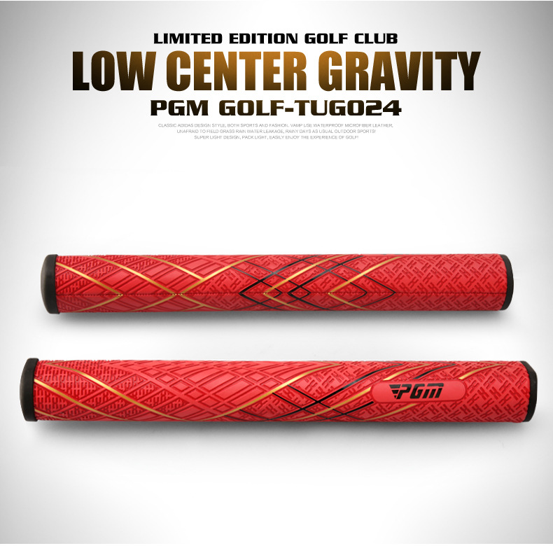 Gậy đánh gôn PGM dạng putter trọng tâm thấp, tay cầm PU lớn, thân inox không mối nối — TUG024 Vàng, TUG024 màu xanh lam chi tiết 12