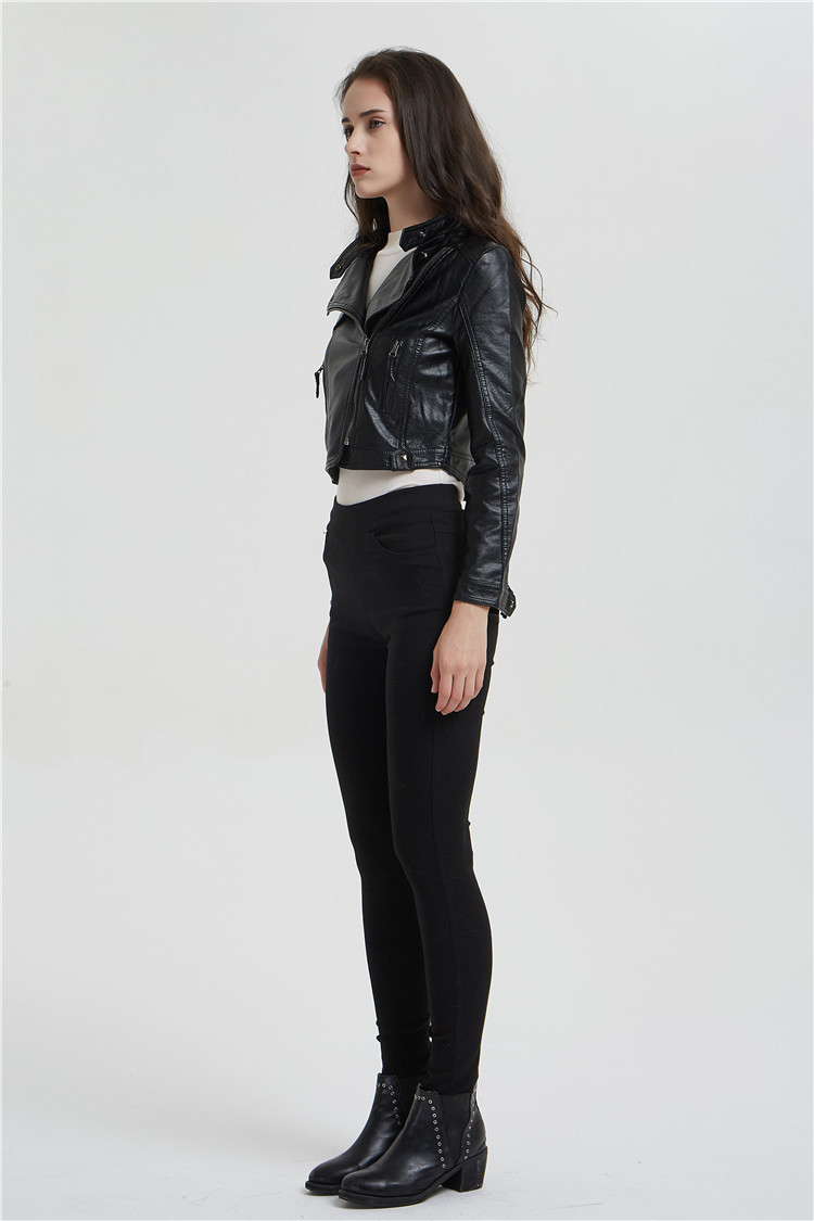 Veste en cuir femme en PU - Ref 3447485 Image 14