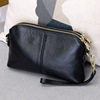 Fashionable leather small clutch bag, hand loop bag, shoulder bag, wholesale, cowhide, genuine leather