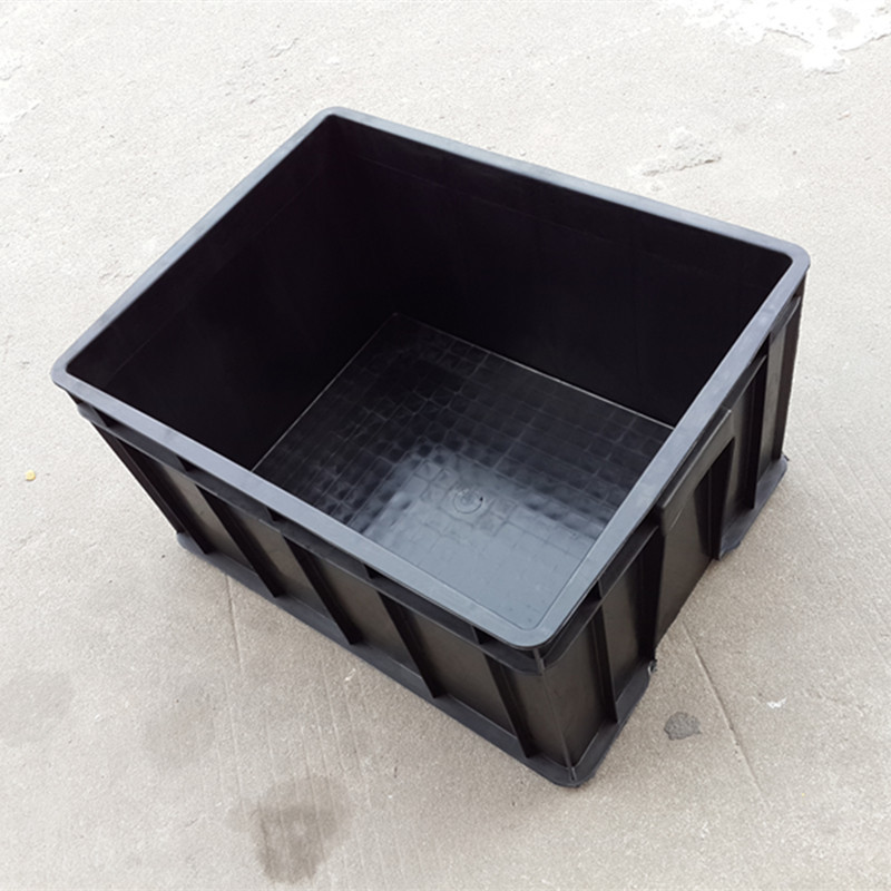 永久性防静电周转箱电子绝缘防静电箱黑色防静电6-9周转箱批发