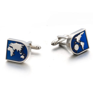 Foreign trade Cufflinks blue nautical cuffs high quality pattern Cufflinks Cufflinks 767