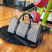 新款时尚旅行包女pu行李袋户外登山包健身瑜伽包旅行包手提女包包