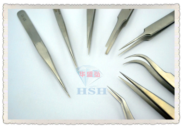 Anti-Static Stainless Steel Tweizers Clamp Hardned ESD
