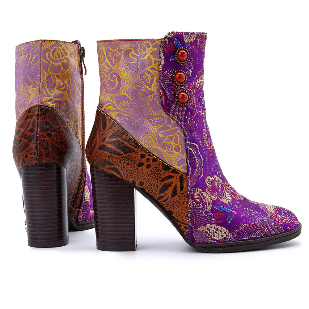 Bottes femme en En cuir - Ref 3355206 Image 3