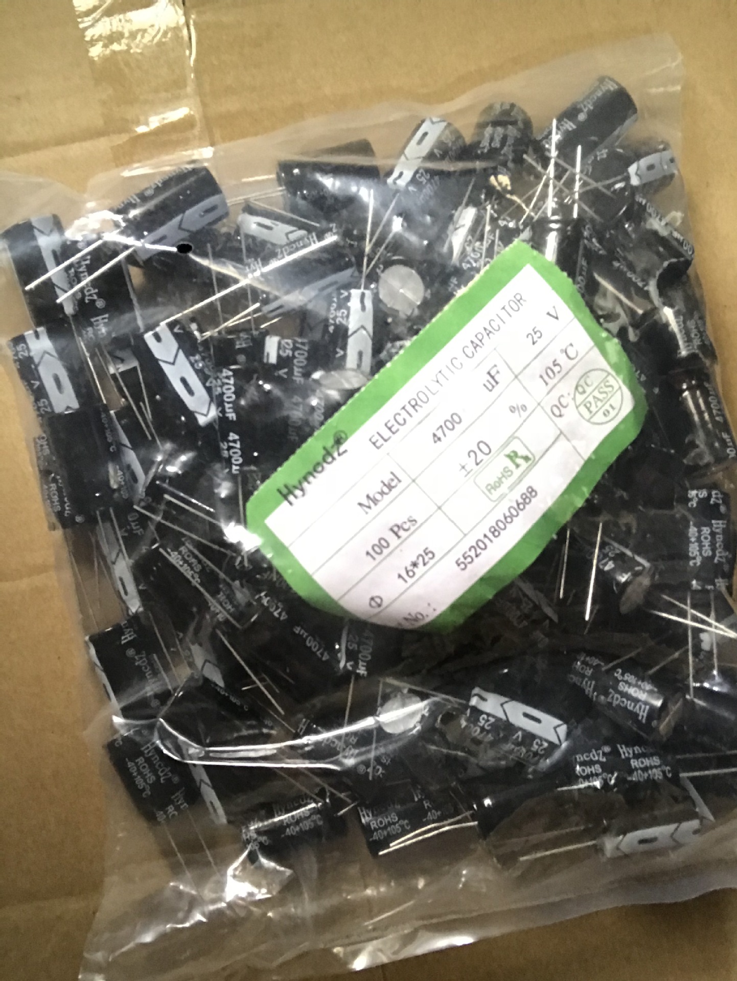 供应hyncdz铝电解电容 25V4700UF