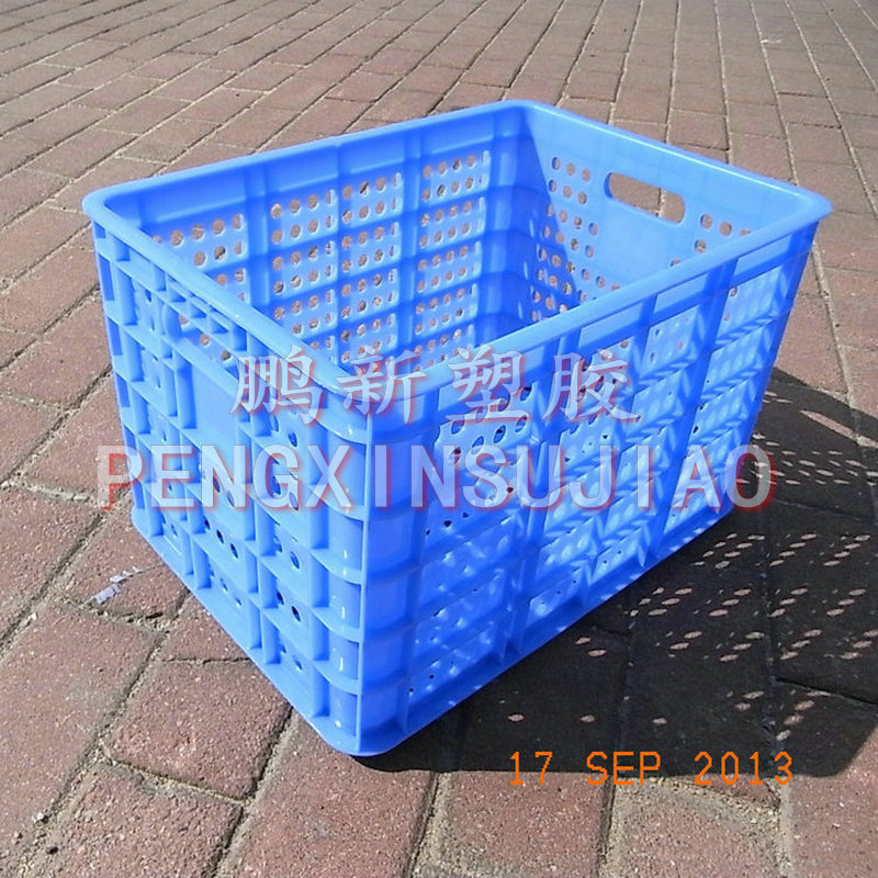 圆孔塑料水果箩蔬菜周转筐运输周转胶框水果采摘胶篮多功能周转箩