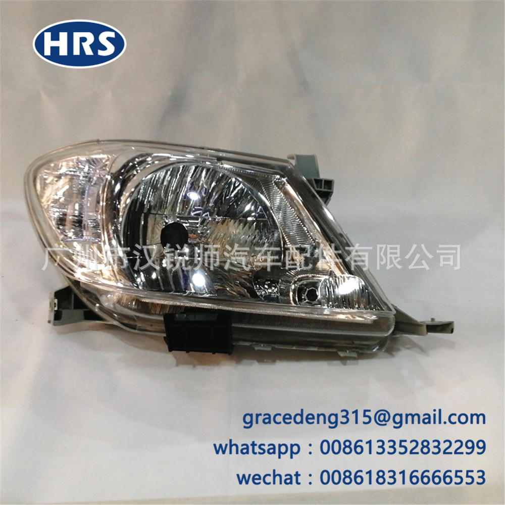 81150-0K010 подходит для Toyota Hilux VIGO 2005 года, передняя левая фара в сборе, светодиодная