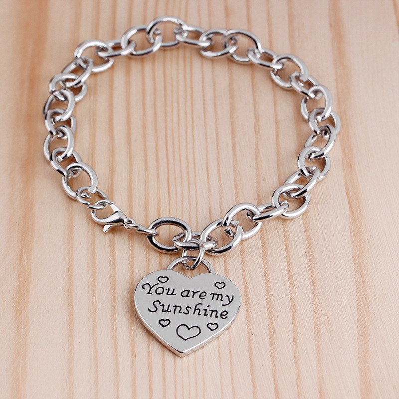 No Inlaid Inlay Material Fashion Heart No Inlaid Alloy Wholesale