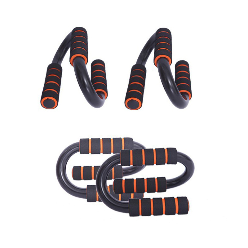 S型俯卧撑架批发 扩胸器 俯卧撑训练器 小型健身器材批发