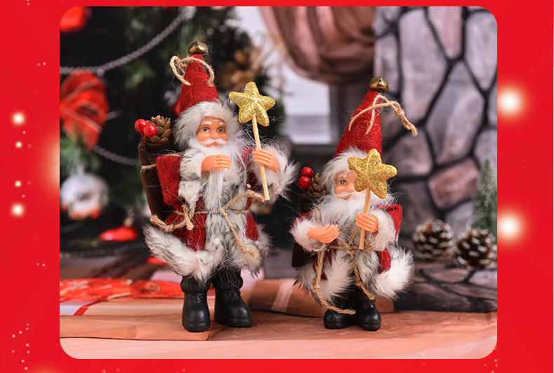Christmas Santa Claus Cloth Party Ornaments display picture 1