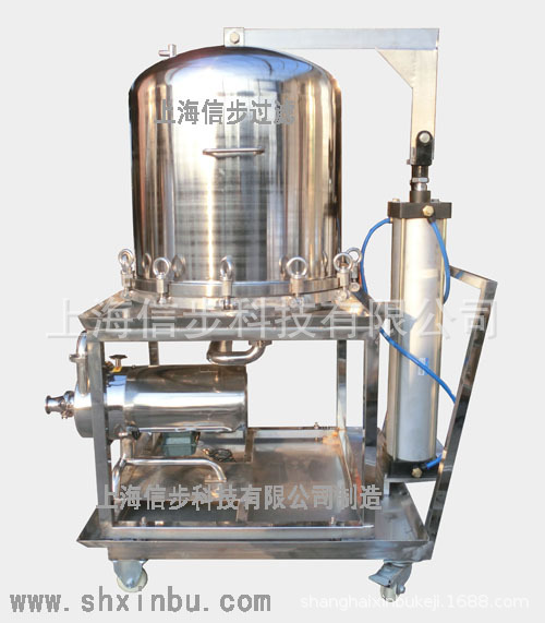 供应不锈钢大小型生产过袋式过滤器，大流量承固袋式过滤机